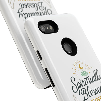 Custodia per telefono Spiritually Blessed — "Divinamente guidato, protetto e supportato"