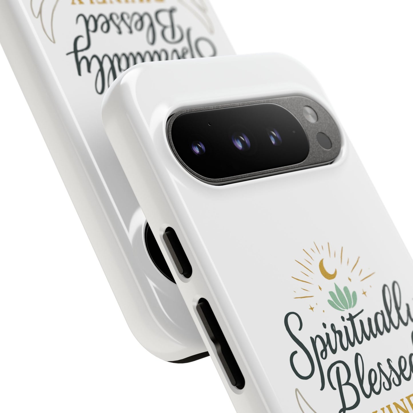 Custodia per telefono Spiritually Blessed — "Divinamente guidato, protetto e supportato"