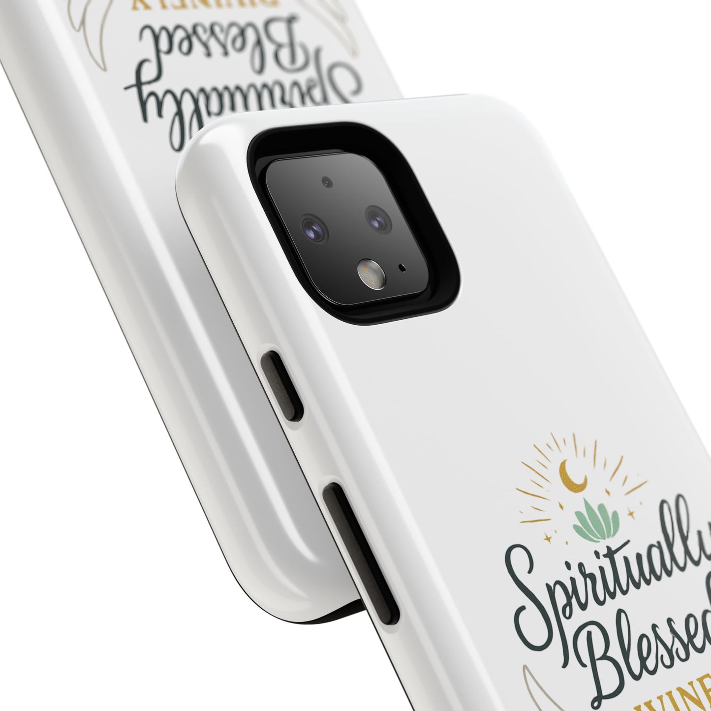 Custodia per telefono Spiritually Blessed — "Divinamente guidato, protetto e supportato"