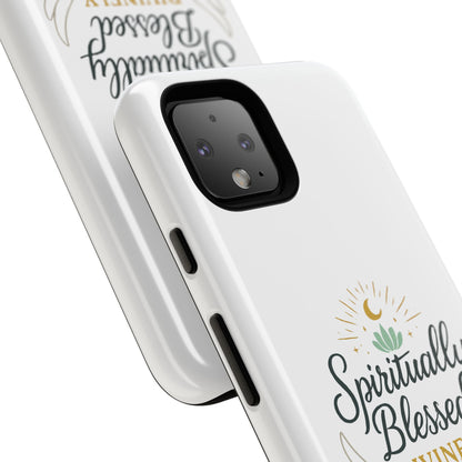 Custodia per telefono Spiritually Blessed — "Divinamente guidato, protetto e supportato"