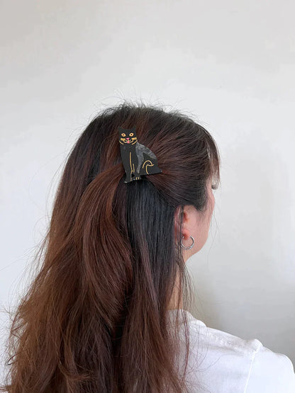 PAWSOME PETS NEW YORK Fermaglio per capelli a forma di artiglio di gatto dipinto a mano n. 5 | Ecologico