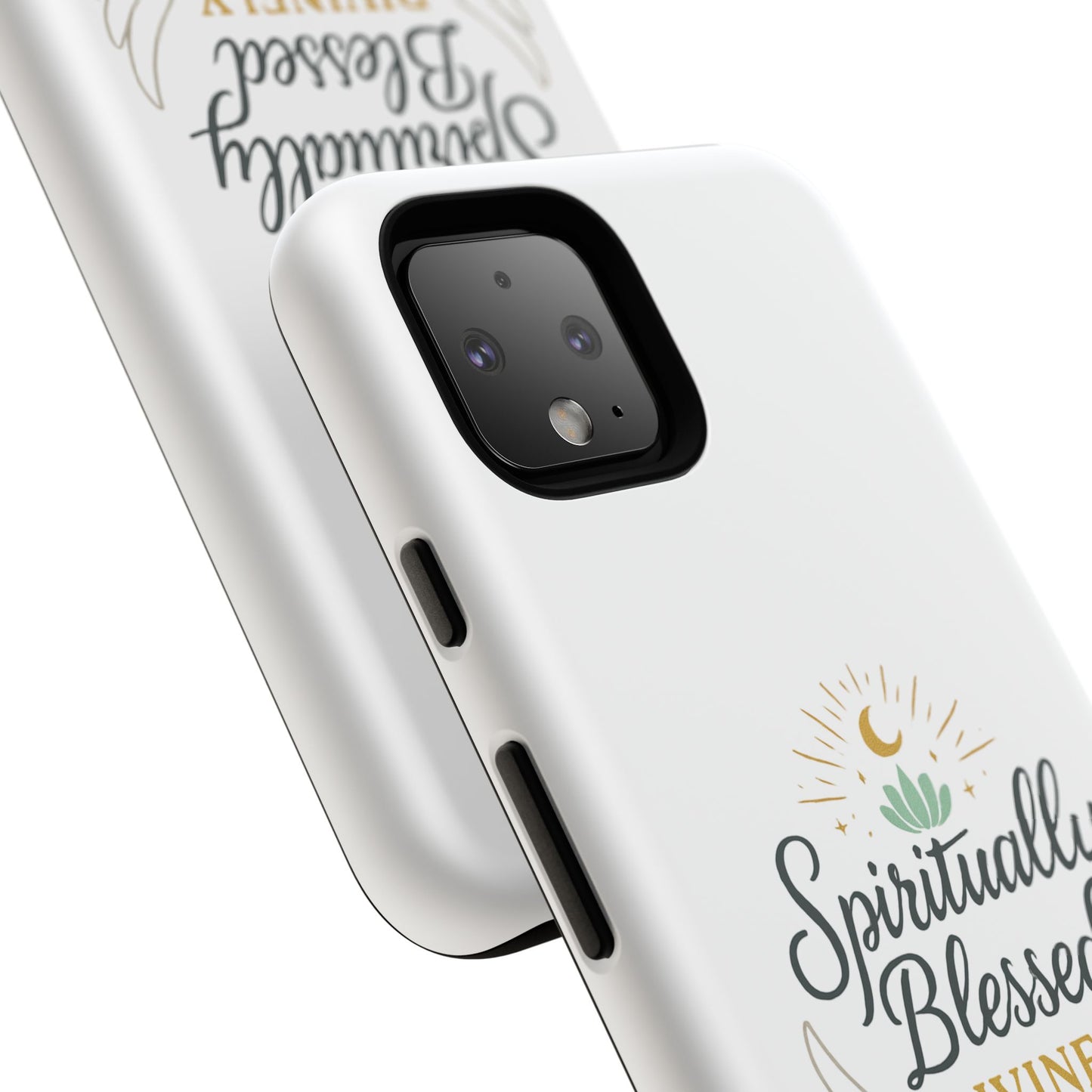 Custodia per telefono Spiritually Blessed — "Divinamente guidato, protetto e supportato"