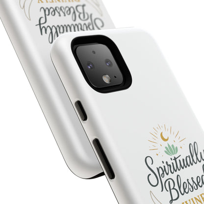 Custodia per telefono Spiritually Blessed — "Divinamente guidato, protetto e supportato"