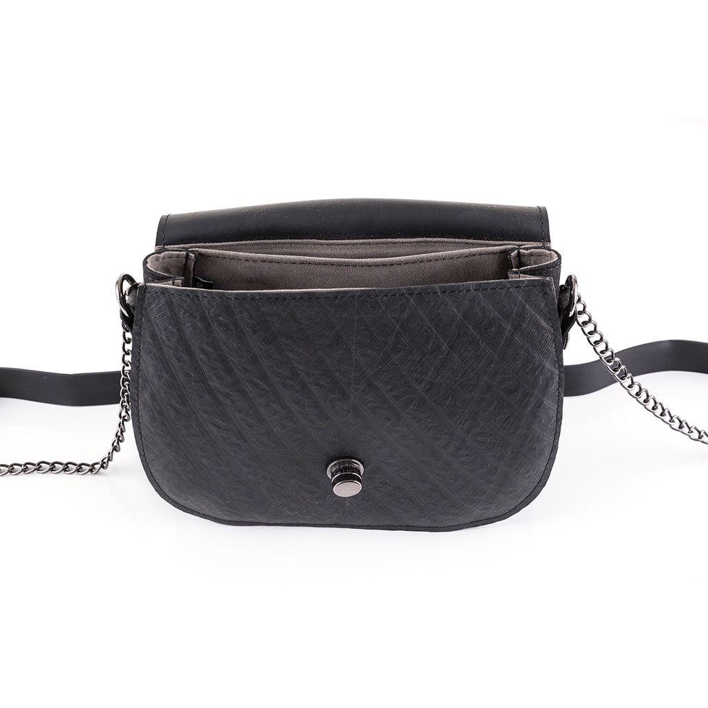 Borsa da sella vegana Becca Classic Black