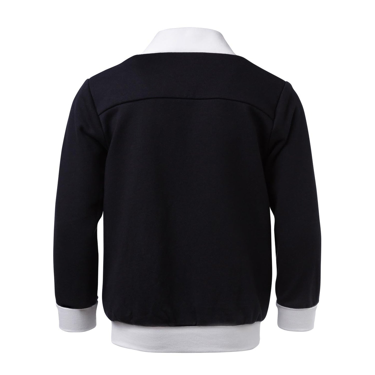 Blazer nero in felpa 