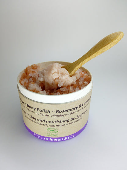 Esfoliante corpo certificato biologico - Lavanda e rosmarino 200 ml - 1 pezzo