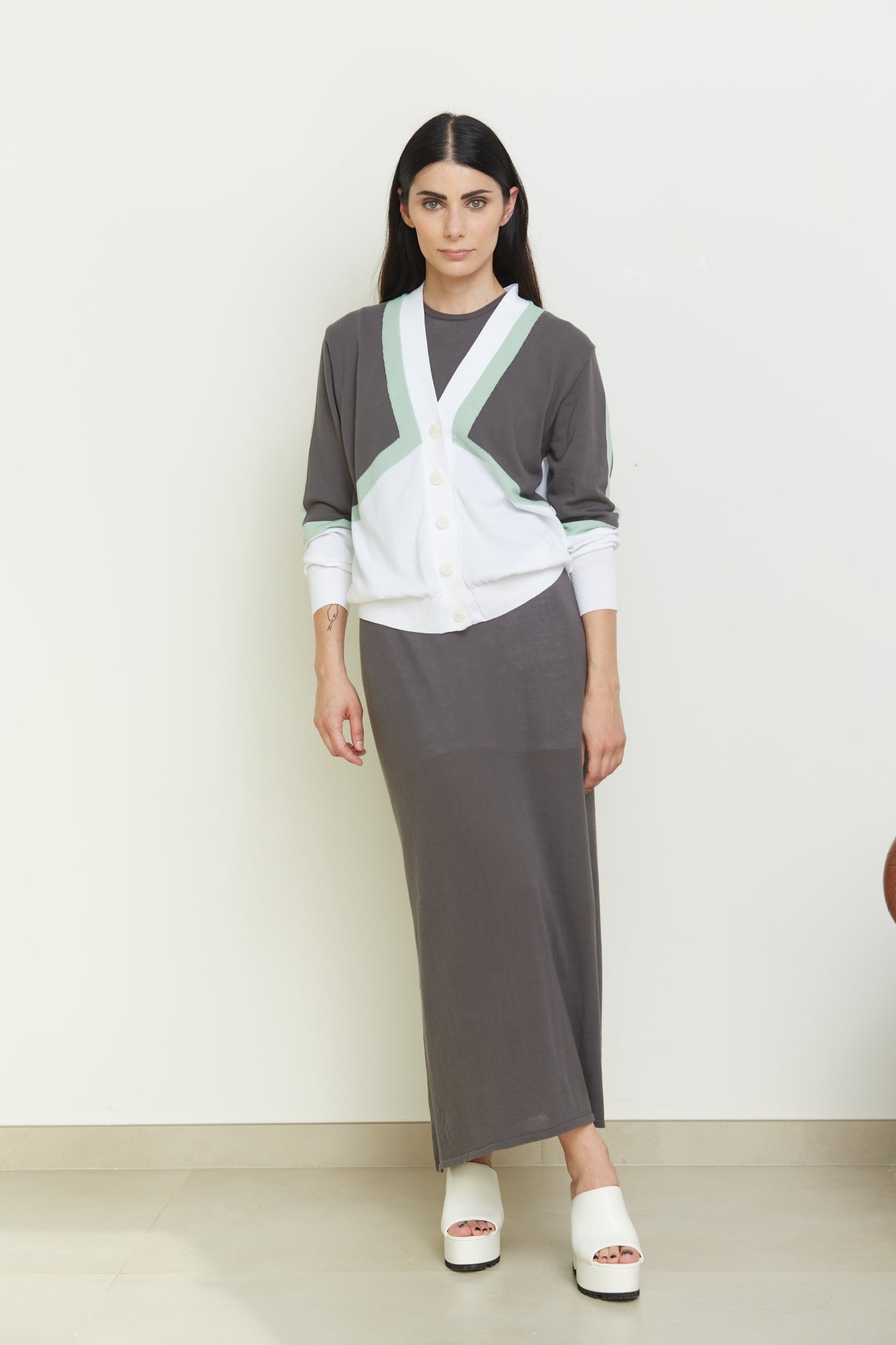 Cardigan in 3 colori in Cotone - Rosalia