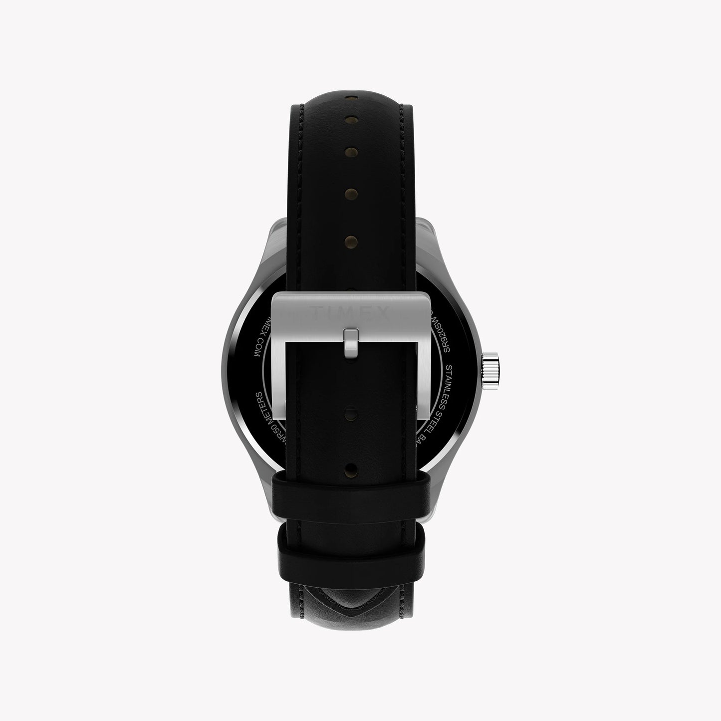 Orologio da uomo Main Street con cassa color argento e cinturino nero TW2Y16000 | Elegante orologio da uomo