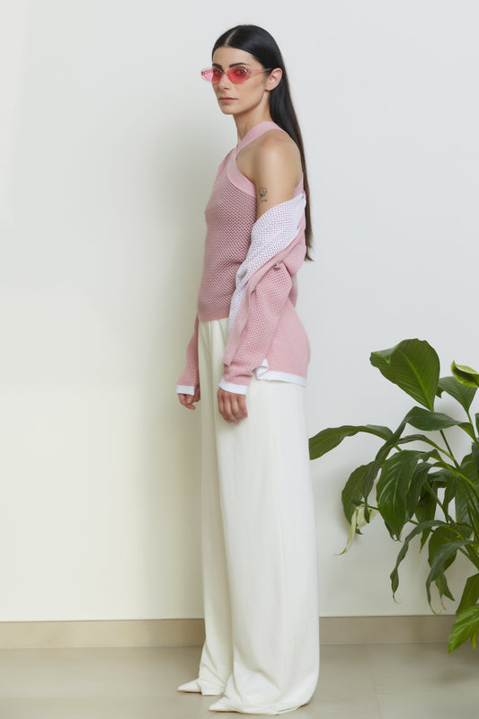 Cardigan traforato in Cotone - Veronica