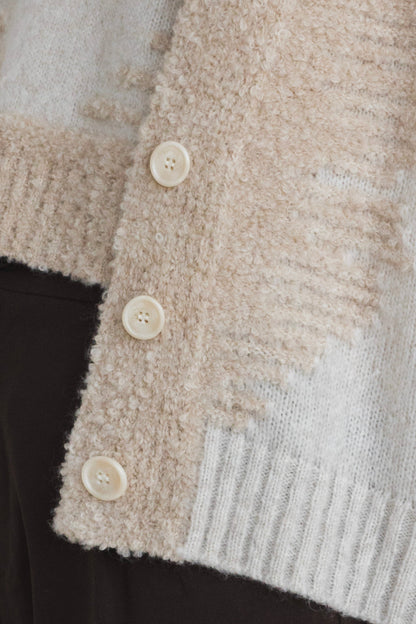 Cardigan Bouclè in Lana e Alpaca - Tecla