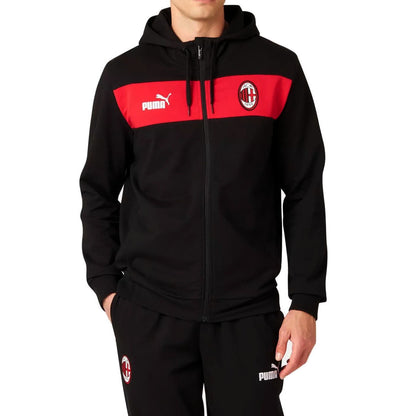 Tuta da rappresentanza in cotone per tifosi casual AC Milan 2023/24 - Puma