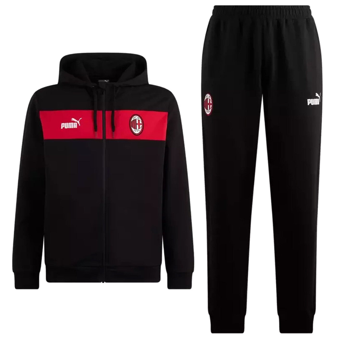 Tuta da rappresentanza in cotone per tifosi casual AC Milan 2023/24 - Puma