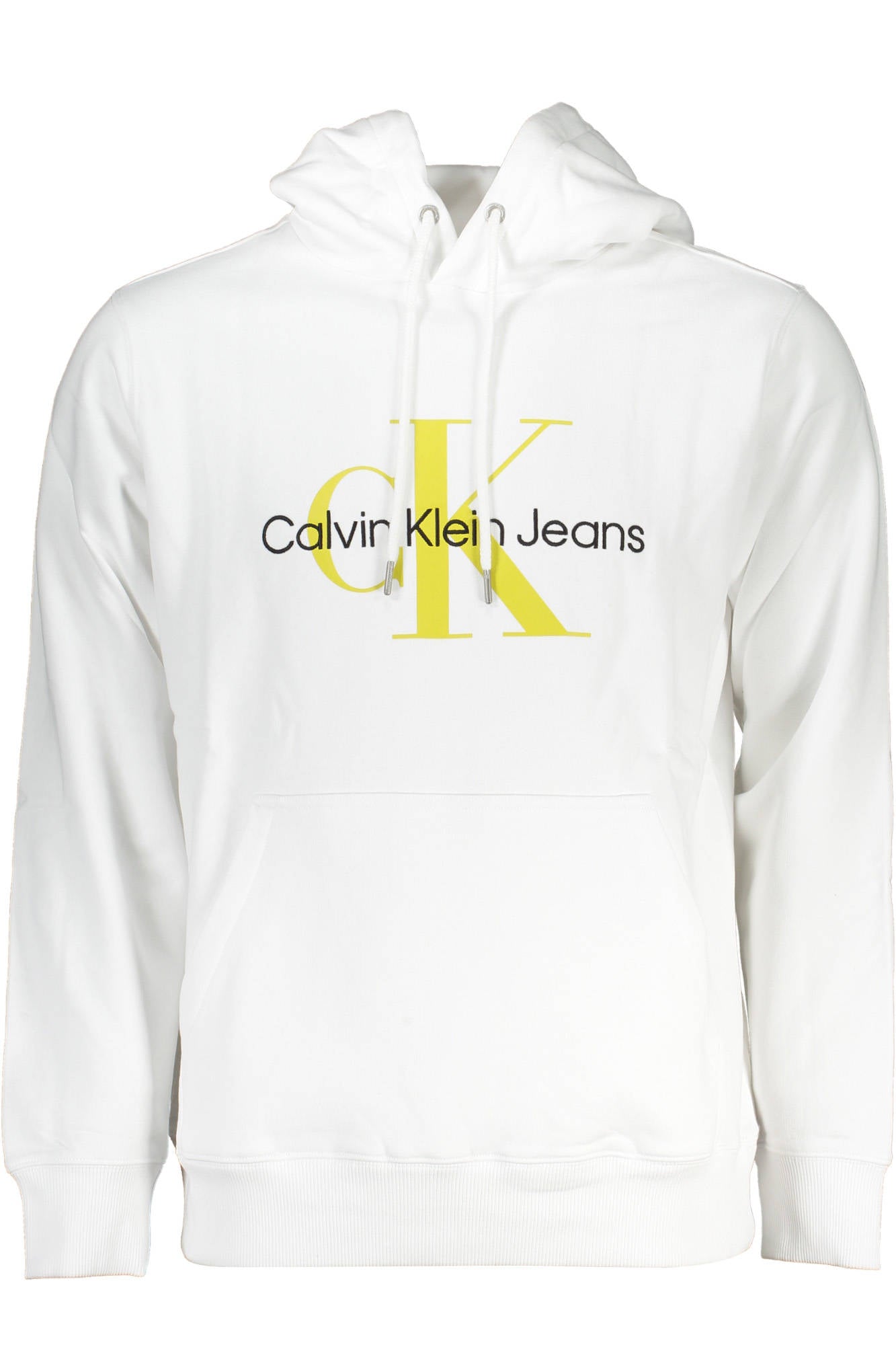 FELPA BIANCA SENZA ZIP DA UOMO CALVIN KLEIN