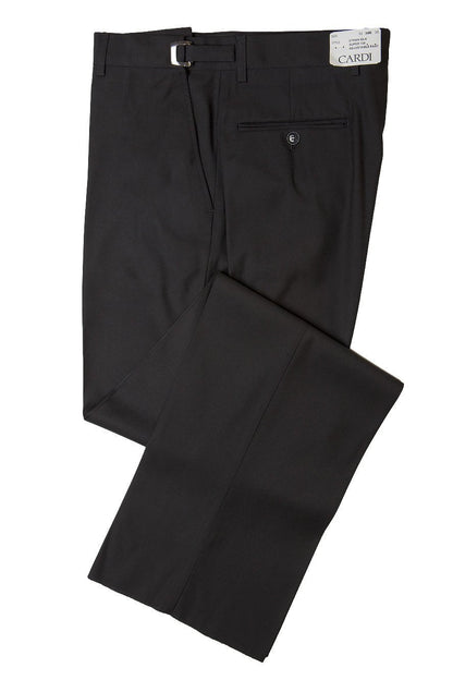 Pantaloni da abito in misto viscosa di lusso "Ethan" Super 150's neri