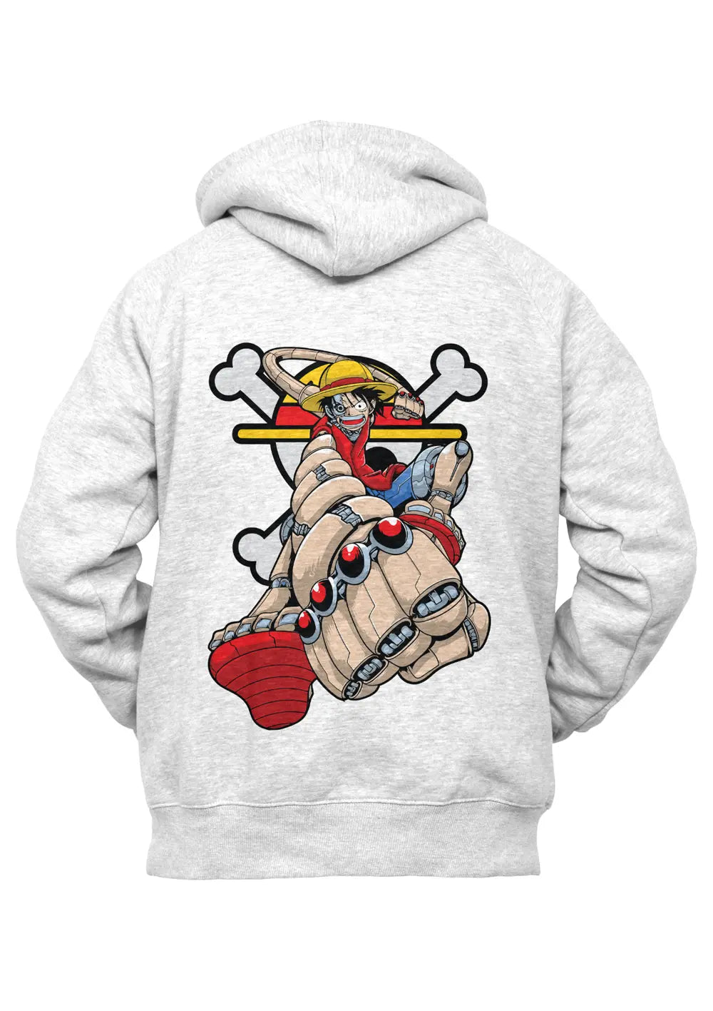 Felpa con Cappuccio Cyber ​​Luffy Rubber One Piece