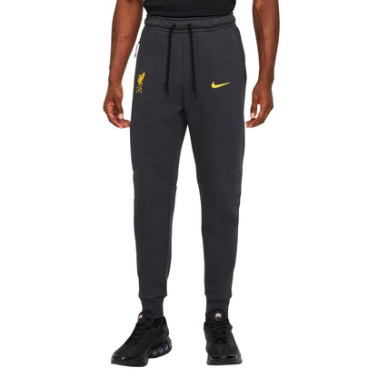 Tuta da rappresentanza Liverpool Tech Fleece 2024/25 grigio scuro - Nike