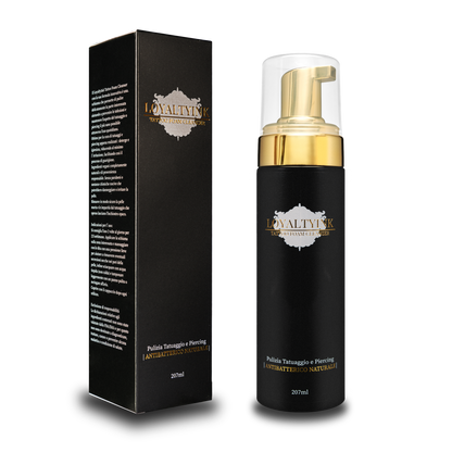 DETERGENTE SCHIUMA PER TATUAGGI | Antibatterico Naturale
