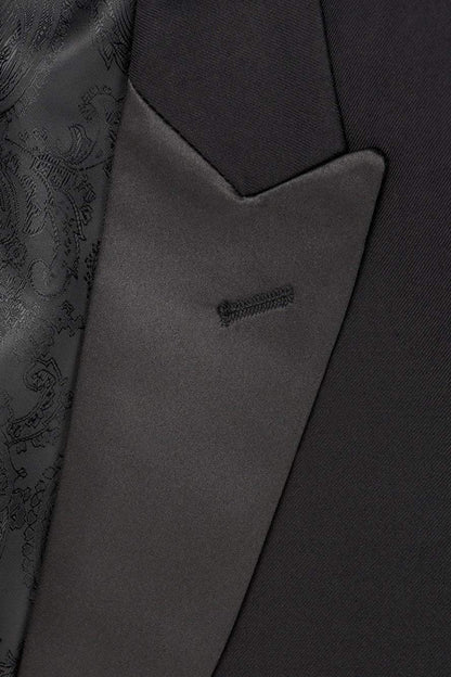 Giacca da smoking nera "Milano" (separata)