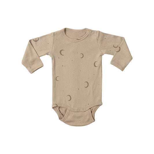 Tutine a maniche lunghe con pantaloni per neonati con motivo floreale e cartoon 