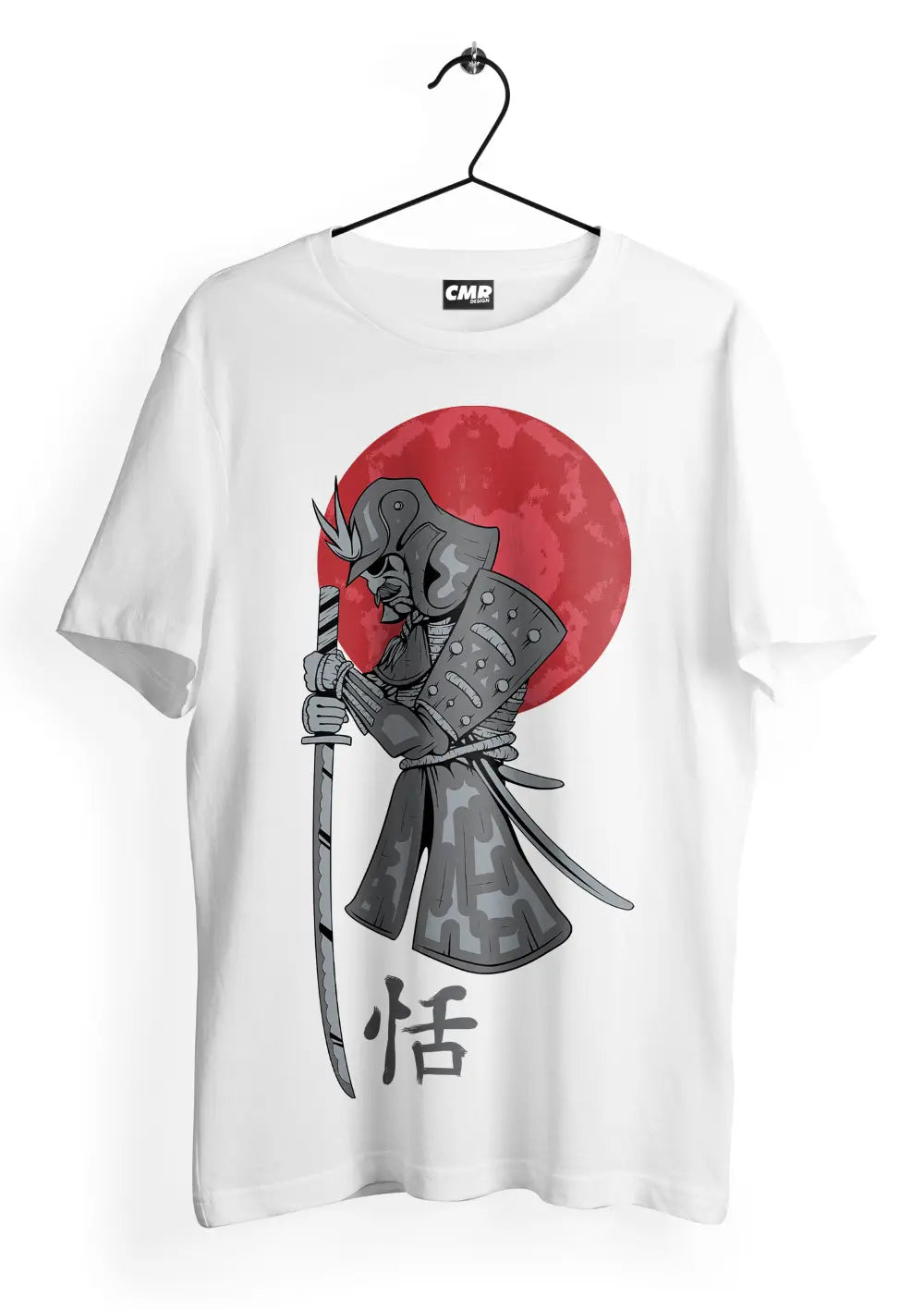 T-shirt Maglietta Samurai Giapponese Stile Urbano
